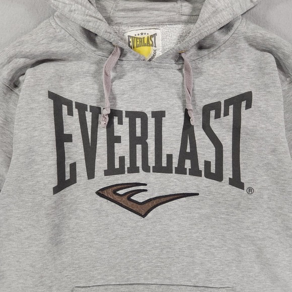 Everlast Pullover Hoodie – Heather Gray – Size L – Boxing Athletic Streetwear - Picture 6 of 8